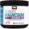 Force Factor Ultimate Magnesium Glycinate Powder 300Mg Support Relaxation & Mood Promote Bone Health Chelated Magnesium Bisglycinate High Absorption Raspberry Lemon 30 Servings