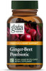 Gaia Herbs Gingerbeet Postbiotic Supplement For Gut & Heart Health Support Made With Organic Fermented Beets & Ginger From Dairy Soy & Gluten 60 Vegan Capsules (30 Servings)