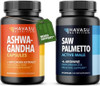 Havasu Nutrition High Strength Ashwagandha Supplement Capsules (45 Servings) & Saw Palmetto 500Mg Larginine 500Mg Complex (30 Servings)