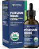 Iodine Liquid Drops Usda Organic Potassium Iodide Supplement For Thyroid Health Hormone Balance And Metabolism Support 1Year Supply Vegan Nongmo Gluten Unflavored 1 Fl Oz