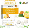 Herbion Naturals Cough Drops Honey Lemon Flavor Soothing Dietary Supplement For Adults & Children (6+) 18 Drops No Artificial Flavors Or Colors 48 Pack