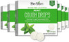 Herbion Naturals Cough Drops With Mint Flavor Sugar With Stevia Soothes Cough For Adults And Children 6 Years+ 18 Drops6 Packs(108 Lozenges)
