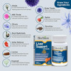 Herbion Naturals Liver Support Herbal Blend With Milk Thistle Supports Healthy Liver Function Promotes Detoxification Supports Appetite 60 Vegicaps (Pack Of 48)