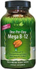 Irwin Naturals Oneperday Mega B12 1500Mcg High Potency Methylcobalamin Vitamin Fast Enhanced Absorption With Mct + Asian Ginseng Natural Energy Boost 60 Liquid Softgels
