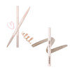 Colorgram 02 Cool Tone Under Eye Highlighter Stick + Shade Reforming Brush Liner 70% Brown Bundle
