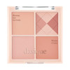 Dasique Blending Mood Cheek #04 Beige Knit L Vegan Cruelty L 4 Blendable Shades In Lightweight Longlasting Smooth Powder