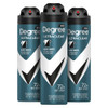 Degree Men Antiperspirant Deodorant Dry Spray Black + White Protects From Deodorant Stains Antiperspirant For Men With Motionsense Technology 3.8 Ounce (Pack Of 3)