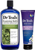 Dr Teal'S Foaming Bath And Lotion  Set (2 Pack 42Oz Total) 34Oz Relax & Relief Eucalyptus & Spearmint Foaming Bath 8Oz Nighttime Therapy Melatonin Body Lotion At Home Spa Kit