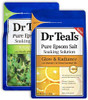 Dr Teal'S Pure Epsom Salt Bath Variety  Set (2 Pack 3Lb Ea.) Relax & Relief Eucalyptus & Spearmint Glow & Radiance Vitamin C & Citrus Essential Oils Soothe The Mind Alleviated Daily Stress