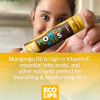 Lip Balm Mongo Kiss 6Pack (6 Tubes) By Eco Lips 100% Organic Beeswax & Cocoa Butter Lip Care With Organic Mongongo Oil Soothe & Moisturize Dry & Cracked Lips Made In Usa. (Peppermint)