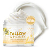 Eva Naturals Whipped Beef Tallow For Skin With Manuka Honey Moisturizer Balm For Face Moisturizing Cream For Soft Smooth Skin 2Oz