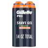 Gillette Pro Shaving Gel For Men Cools To Soothe Skin And Hydrates Facial Hair Twin Pack Total 14Oz Proglide Sensitive 2 In 1 Shave Gel