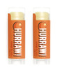 Hurraw Orange Lip Balm 2 Pack: Organic  Vegan Cruelty And Gluten . Nongmo 100% Natural Ingredients. Bee Shea Soy And Palm . Made In Usa