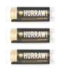 Hurraw Sun Lip Balm (Zinc Oxide Protection Broad Spectrum Spf 15 Tangerine Chamomile) 3 Pack: Organic  Vegan Gluten . Nongmo Allnatural. Bee Shea Soy & Palm . Made In Usa