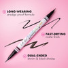 L.A. Girl Blissful Duo Liquid Eyeliner Black/Brown G97916 L.A. Girl Blissful Duo Liquid Eyeliner Black/Brown G97916