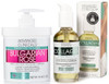 Advanced Clinicals Bulgarian Rose Anti Aging Cream + Collagen Lifting Body Oil Set