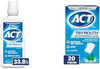 Act Dry Mouth Anticavity Zero Alcohol Fluoride Mouthwash Soothing Mint 33.8 Fl. Oz. & Act Dry Mouth Moisturizing Gum 20 Pieces Sugar Soothing Mint