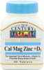 21St Century Cal Mag Zinc +D Tablets 90 Count (Pack Of 2)