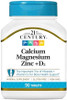 21St Century Cal Mag Zinc +D Tablets 90 Count