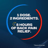 Advil Dual Action Back Pain Caplets Delivers 250Mg Ibuprofen And 125Mg Acetaminophen Per Dose For 8 Hours Of Back Pain Relief 18 Count