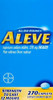 Aleve Caplets Naproxen Sodium 220 Mg (Nsaid) Pain Reliever/Fever Reducer #1 Orthopedic Surgeon Recommended 270 Count