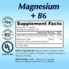 Magnesium Plus B6 500 Mg By Alfa Vitamins Cardiovascular Health Supports Energy Production &R Enzyme Function 100 Capsules
