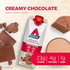 Atkins Creamy Chocolate Meal Size Protein Shake & Milk Chocolate Delight Protein Shake 15G Protein Low Glycemic 2G Net Carb 1G Sugar Keto Friendly 12 Count