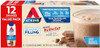 Atkins Creamy Chocolate Meal Size Protein Shake & Milk Chocolate Delight Protein Shake 15G Protein Low Glycemic 2G Net Carb 1G Sugar Keto Friendly 12 Count