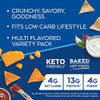 Atkins Protein Chips Variety Pack 4G Net Carbs 13G Protein Gluten & Endulge Chocolate Caramel Mousse Bar Dessert Favorite 1G Sugar High In Fiber 5 Count