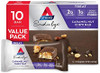 Atkins Endulge Caramel Nut Chew Bar Dessert Favorite 1G Sugar Good Source Of Fiber Low Sugar 10 Count & Endulge Chocolate Coconut Bar Dessert Favorite High In Fiber 1G Sugar 16 Count