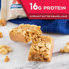 Atkins Peanut Butter Granola Protein Meal Bar High Fiber 16G Protein 1G Sugar 4G Net Carb & Milk Chocolate Delight Protein Shake 15G Protein Low Glycemic 2G Net Carb 1G Sugar