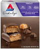 Atkins Creamy Chocolate Protein Shake 23G Protein 12 Count + Atkins Chocolate Caramel Mousse Bar 1G Sugar High Fiber 5 Count