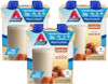 Atkins Energy Shake Creamy Caramel With Protein Gluten 4 Count(Pack Of 3) And Caramel Chocolate Nut Roll Snack Bar High In Fiber 2G Sugar 16 Count