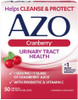 Azo Cranberry Urinary Tract Health 100 Softgels & 50 Caplets 1 Serving = 1 Glass Cranberry Juice Sugar Pacran