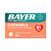 Aspirin Regimen Bayer 81Mg Chewable Tablets Pain Reliever Orange 36 Count