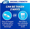 Bc Powder Original Strength Pain Reliever Aspirin Dissolve Packs 6 Count