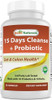 Best Naturals 15 Day Gut & Colon Cleanse + Probiotics For Women & Men With Senna Cascara Sagrada & Psyllium Husk 30 Capsules Nongmo & Gluten .
