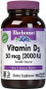 Bluebonnet Vitamin D3 2000 Iu Vegetable Capsules 90 Count