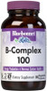 Bluebonnet Nutrition B Complex 100 Vegetable Capsules Complete Full Spectrum Vitamin B6 B12 Biotin Folate Vegan Vegetarian Gluten Soy Milk Kosher 50 Vegetable Capsules