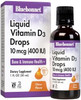 Bluebonnet Liquid Vitamin D3 Drops 400 Iu Citrus 1 Fl Oz