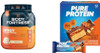 Body Fortress 100% Whey Vanilla 1.74Lbs & Pure Protein Chocolate Peanut Caramel Bars 1.76Oz 12 Count