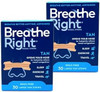 Breathe Right Nasal Strips Largetan 30Count Boxes (Pack Of 2)