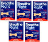 Breathe Right Extra Strength Nasal Strips For Drug Congestion Relief Tan 26 Count Pack Of 5