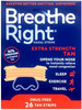 Breathe Right Extra Strength Nasal Strips For Drug Congestion Relief Tan 26 Count Pack Of 5