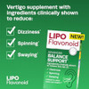 Lipoflavonoid Balance Support Helps Reduce The Risk Of Vertigo Like Symptoms Dizziness Spinning And Swaying Related To Poor Inner Ear Health (30Ct)