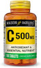Mason Natural Vitamin C 500 Mg Immune Support & Antioxidant Supplement Promotes Collagen Production & Cell Protection 100 Tablets