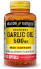 Mason Natural Garlic Oil 500 Mg Odorless Allium Sativum Supplement Supports Healthy Circulatory Function 100 Softgels