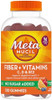 Metamucil Fiber Gummies For Adults With Vitamins C D B12 For Metabolism No Sugar Added Citrus Berry Flavor 5G Plant Based Prebiotic Fiber Supplement Blend 120 Count