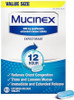 Mucinex 12 Hour 600 Mg Guaifenesin Extendedrelease Tablets For Excess Mucus Relief Expectorant Aids Excess Mucus Removal Chest Congestion Relief 80 Bilayer Tablets