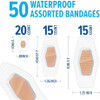 Nexcare Waterproof Clear Bandages Covers And Protects Assorted Sizes 3 Packs 150 Count Nexcare Waterproof Clear Bandages Covers And Protects Assorted Sizes 3 Packs 150 Count
